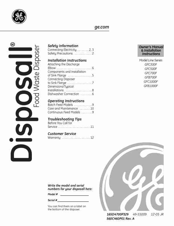 Ge Gfc525f Garbage Disposal Manual-page_pdf